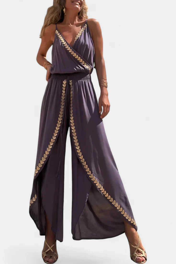 Lorena - Mono con Detalles Dorados