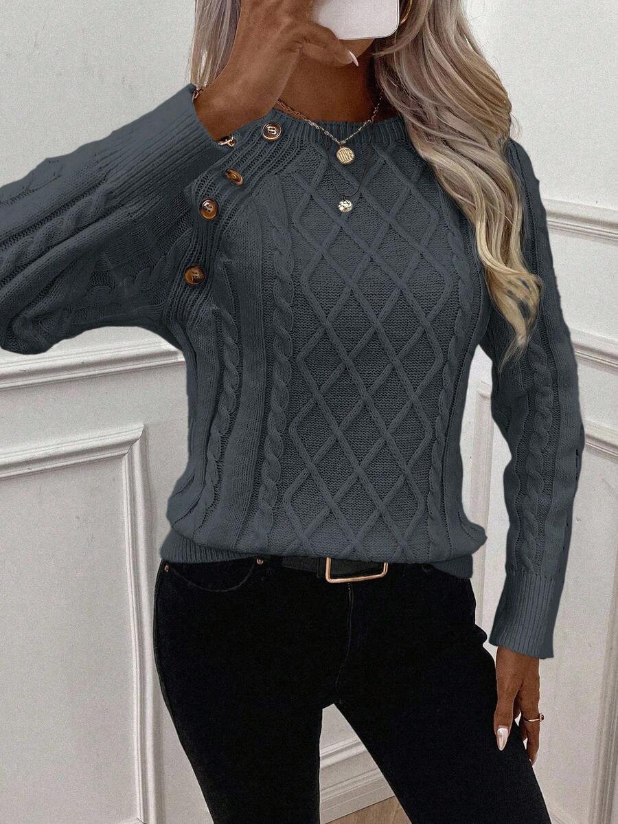 Francisca - Jersey de Punto con Botones