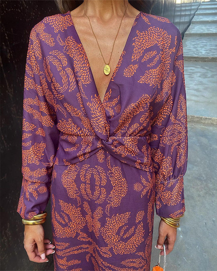 Sabrina - Vestido midi sofisticado