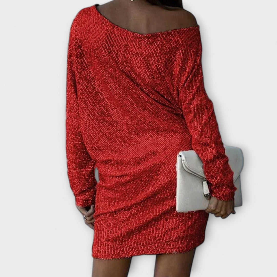 Vestido de fiesta con lentejuelas