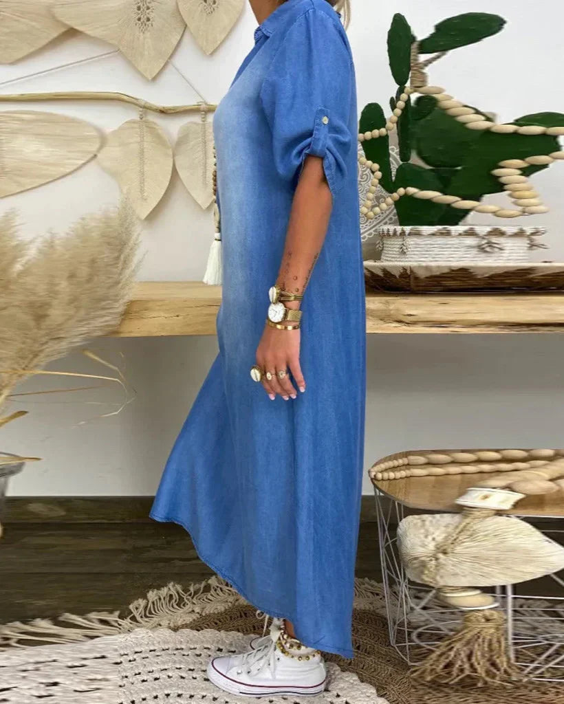 Ibiza - Vestido Maxi De Mezclilla