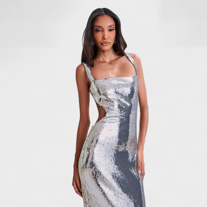 Sparkle Silver - Vestido de gala noche