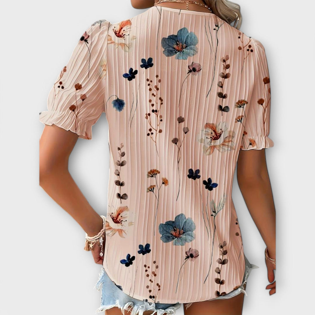 Emília - Blusa con escote en V