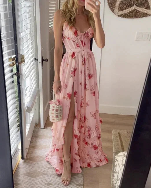 Sónia - Vestido midi con estampado floral