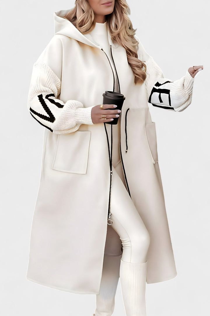 Rosa - Abrigo-cardigan elegante