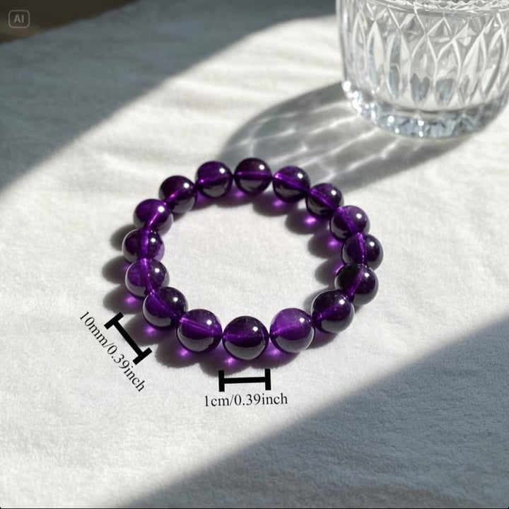 Pulsera Valeria con Perlas Moradas