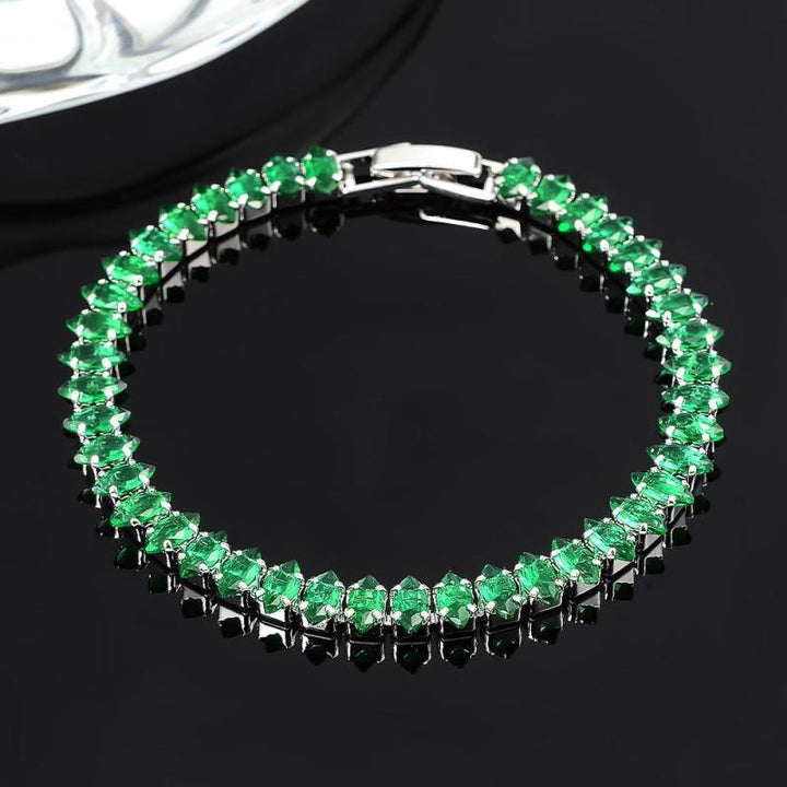 Pulsera con Piedras de Esmeralda