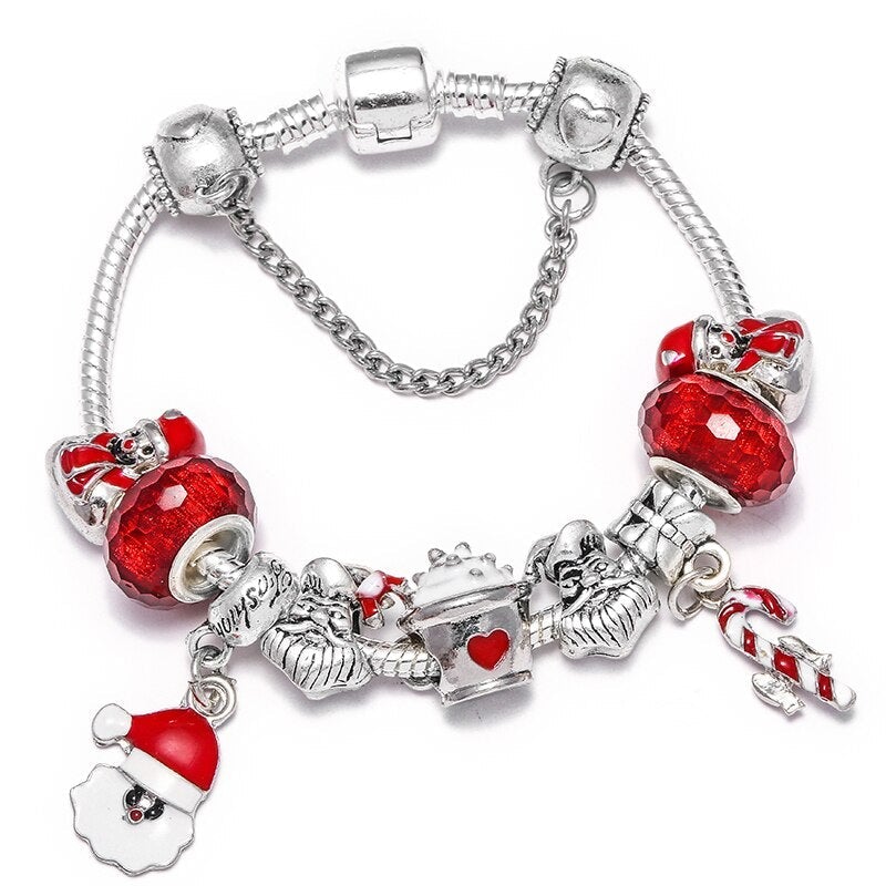 Pulsera con tema navideño