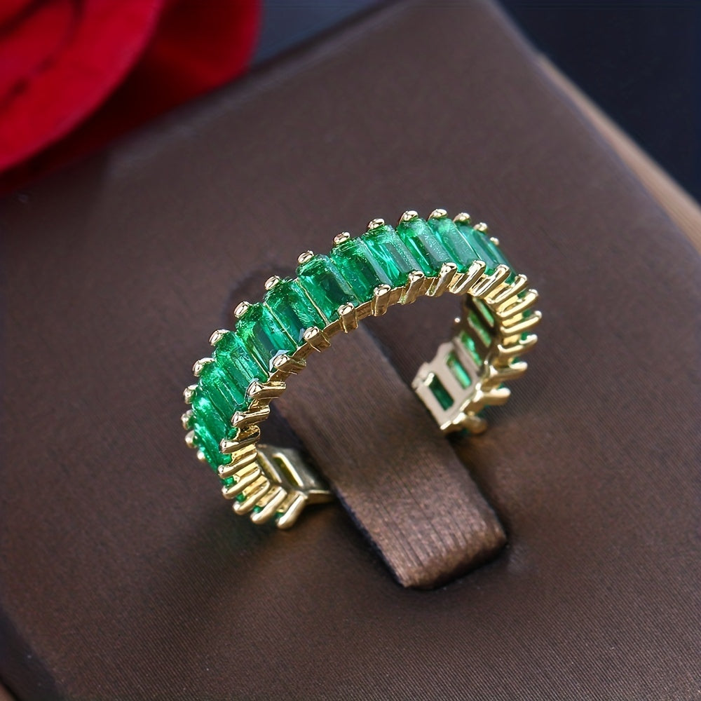 Anillo de Oro y Esmeralda