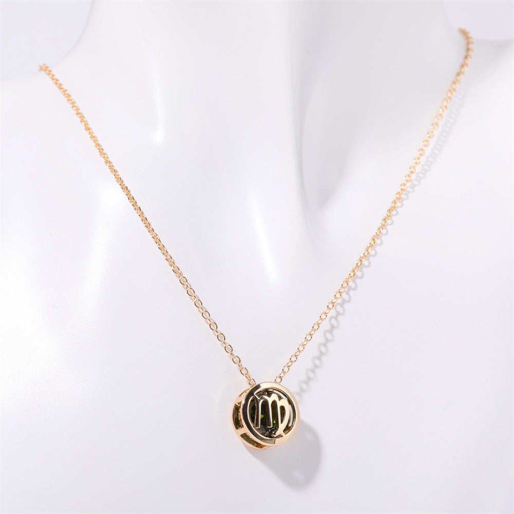 Collar Zodiacal de Doble Cara