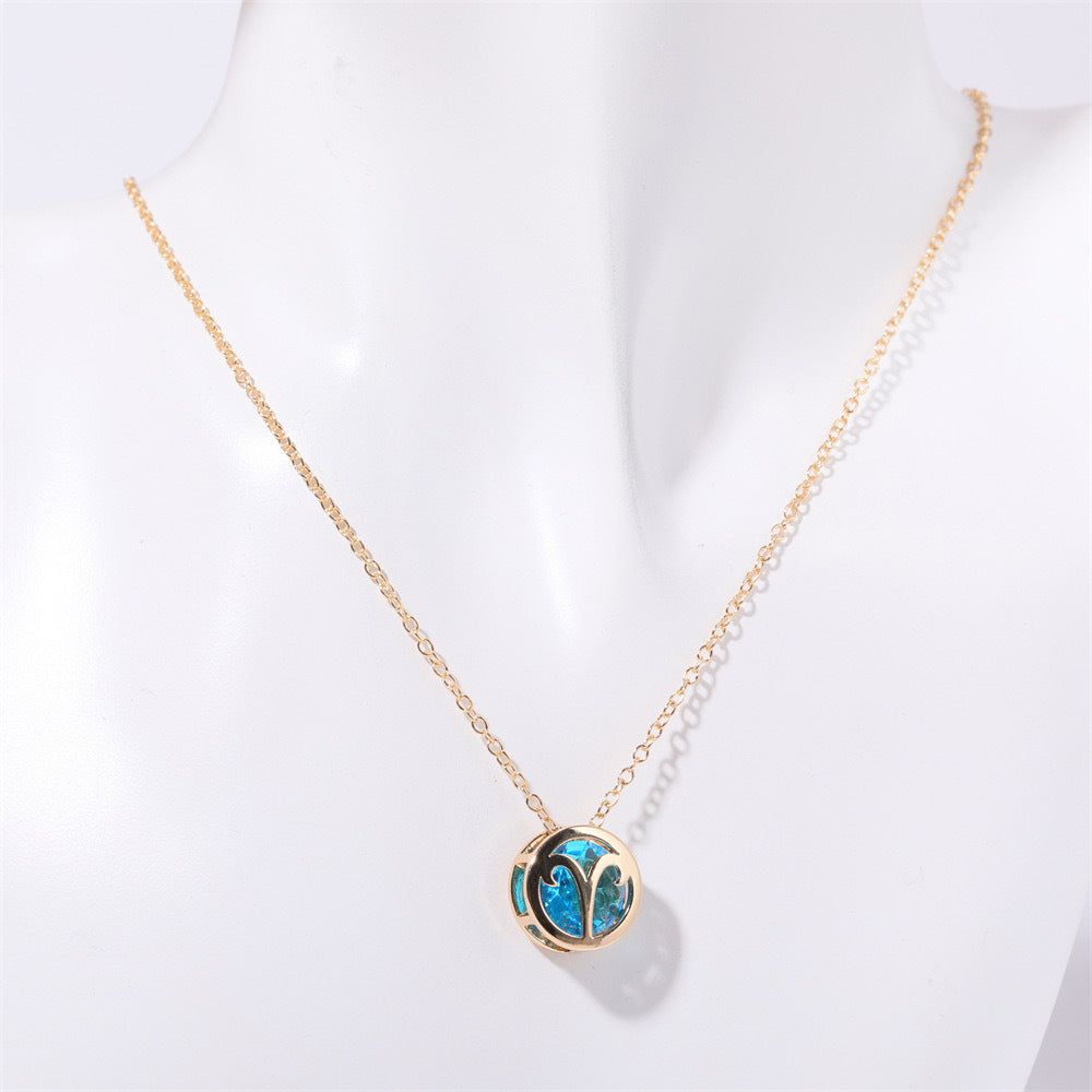 Collar Zodiacal de Doble Cara