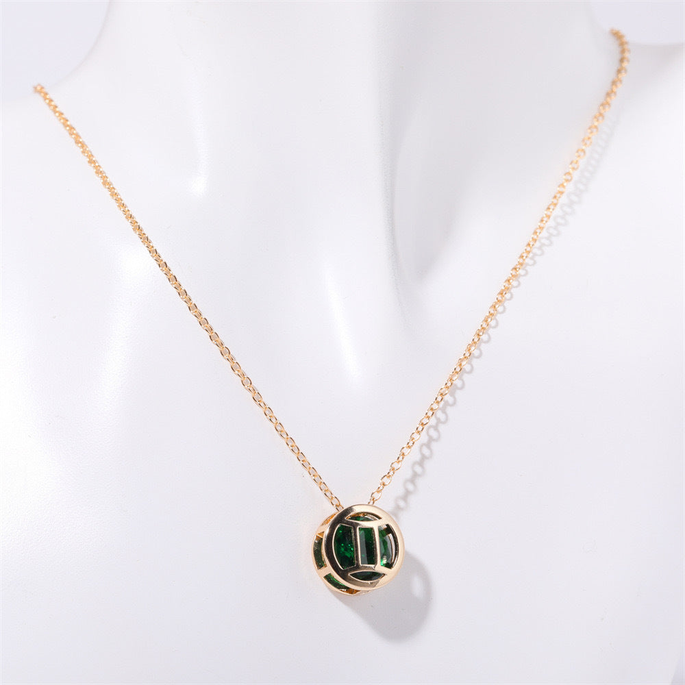 Collar Zodiacal de Doble Cara