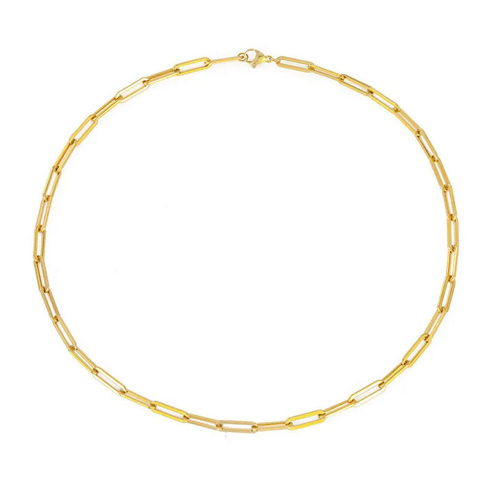 Collar de Mujer con Cadena de Acero