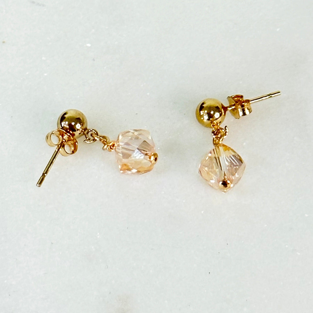 Pendientes colgantes de oro "Liana"