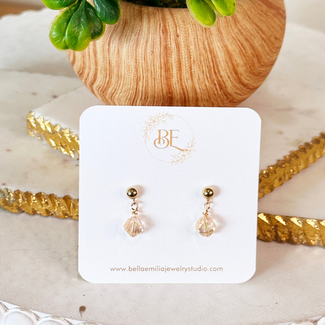 Pendientes colgantes de oro "Liana"