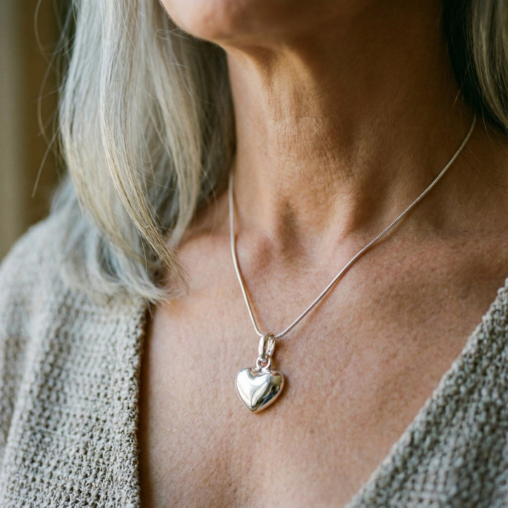 Collar Corazón de Plata