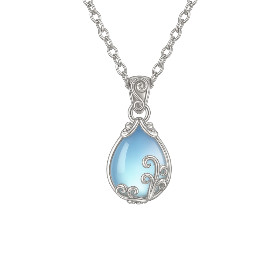Collar Soraya con Piedra de Luna