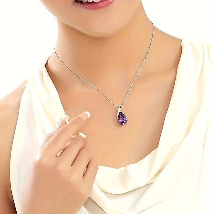 Collar "Verena" con amatista