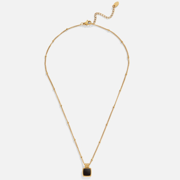 Collar con Colgante Lucía en Negro