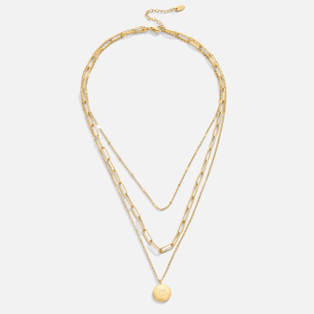 Collar con capas y monedas "Janie"