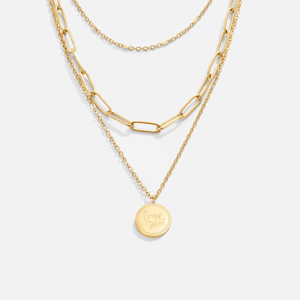 Collar con capas y monedas "Janie"