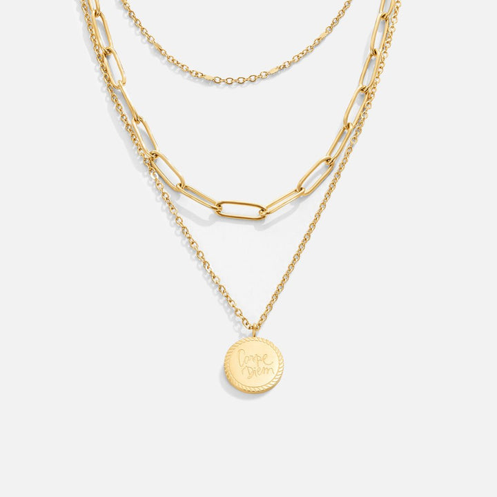 Collar con capas y monedas "Janie"