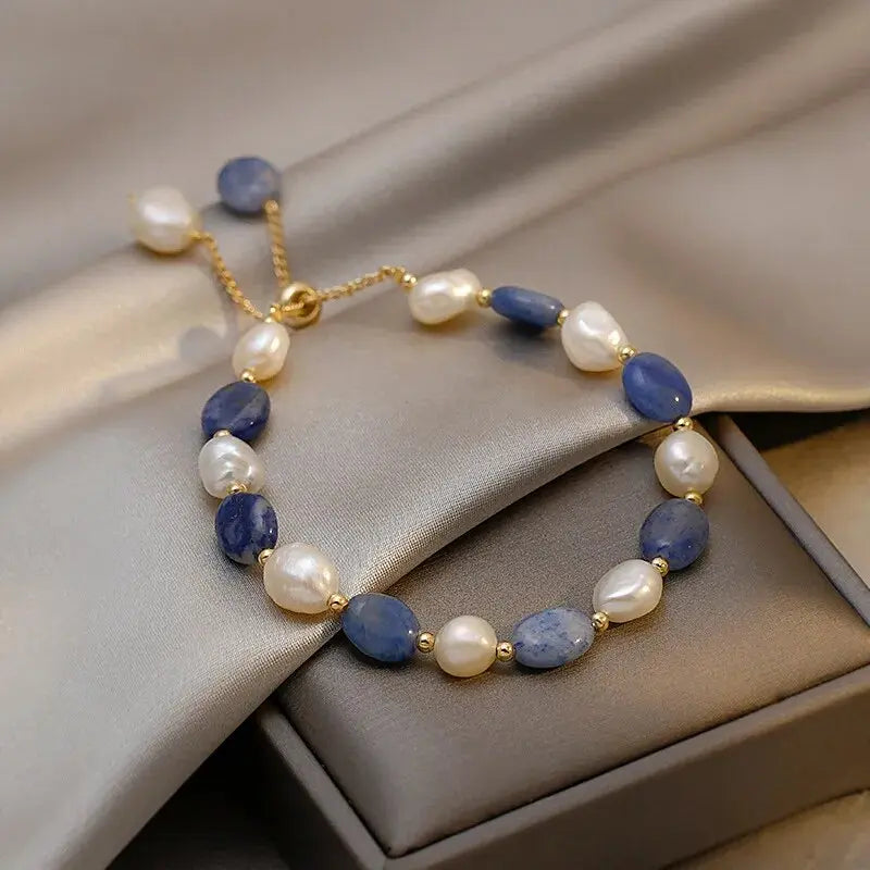 Brazalete Elegante de Perlas del Océano
