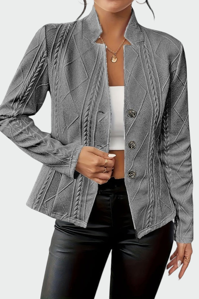 Georgia - Blazer en línea atemporal