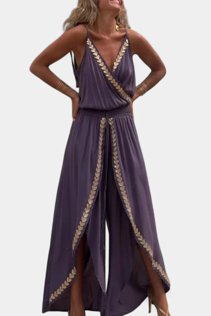 Lorena - Mono con Detalles Dorados