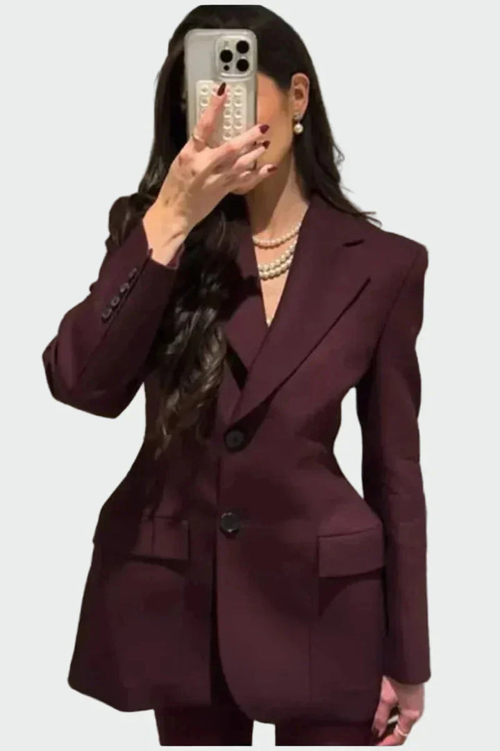 Blazer con Línea Impresionante