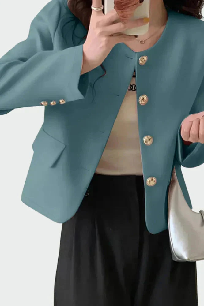 Blazer en línea elegante