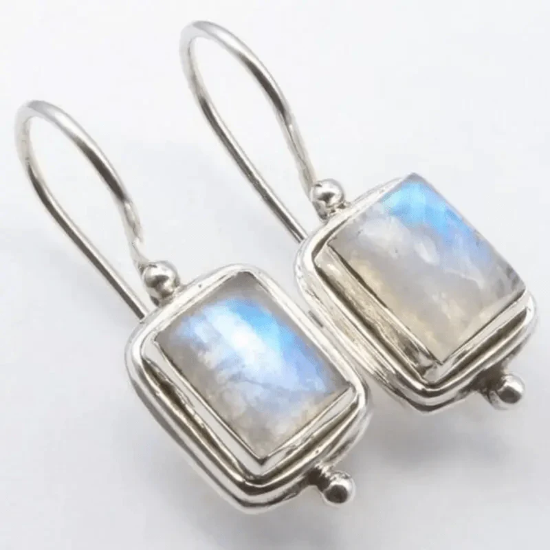 Pendientes "Artemisa" con piedras de luna