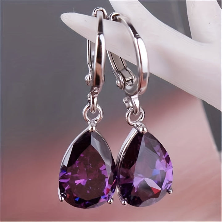 Pendientes Tania Amatista