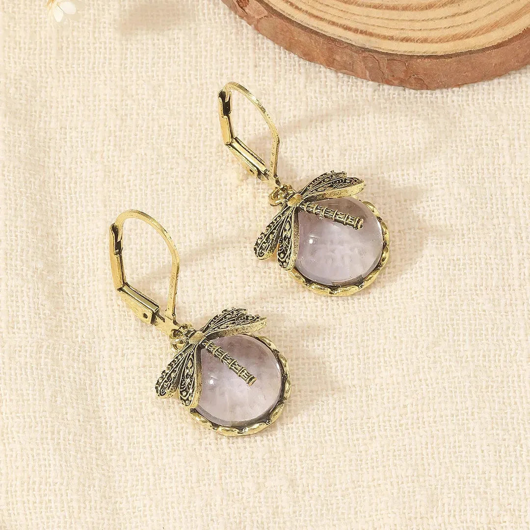 Pendientes Esféricos de Plata Antigua