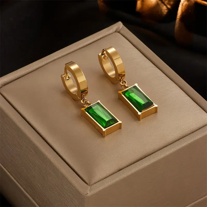 Conjunto de Joyas Lina Esmeralda