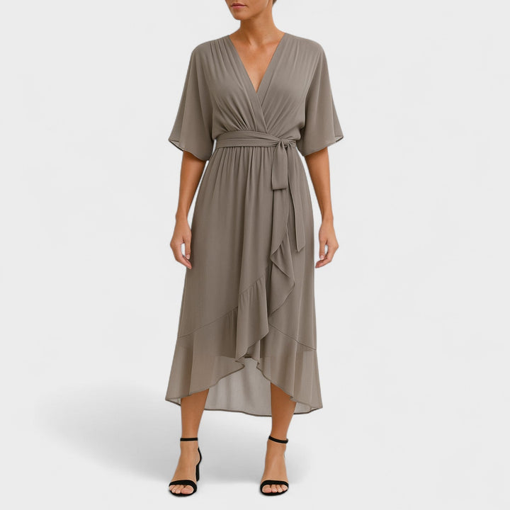 Ialina - Vestido elegante con cintura