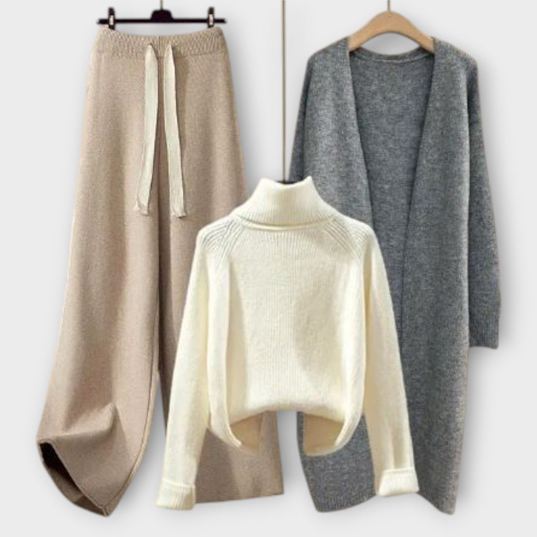 Flair - Conjunto casual de 3 piezas