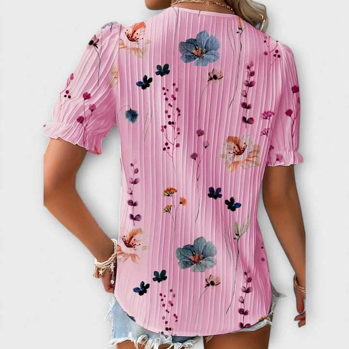 Emília - Blusa con escote en V