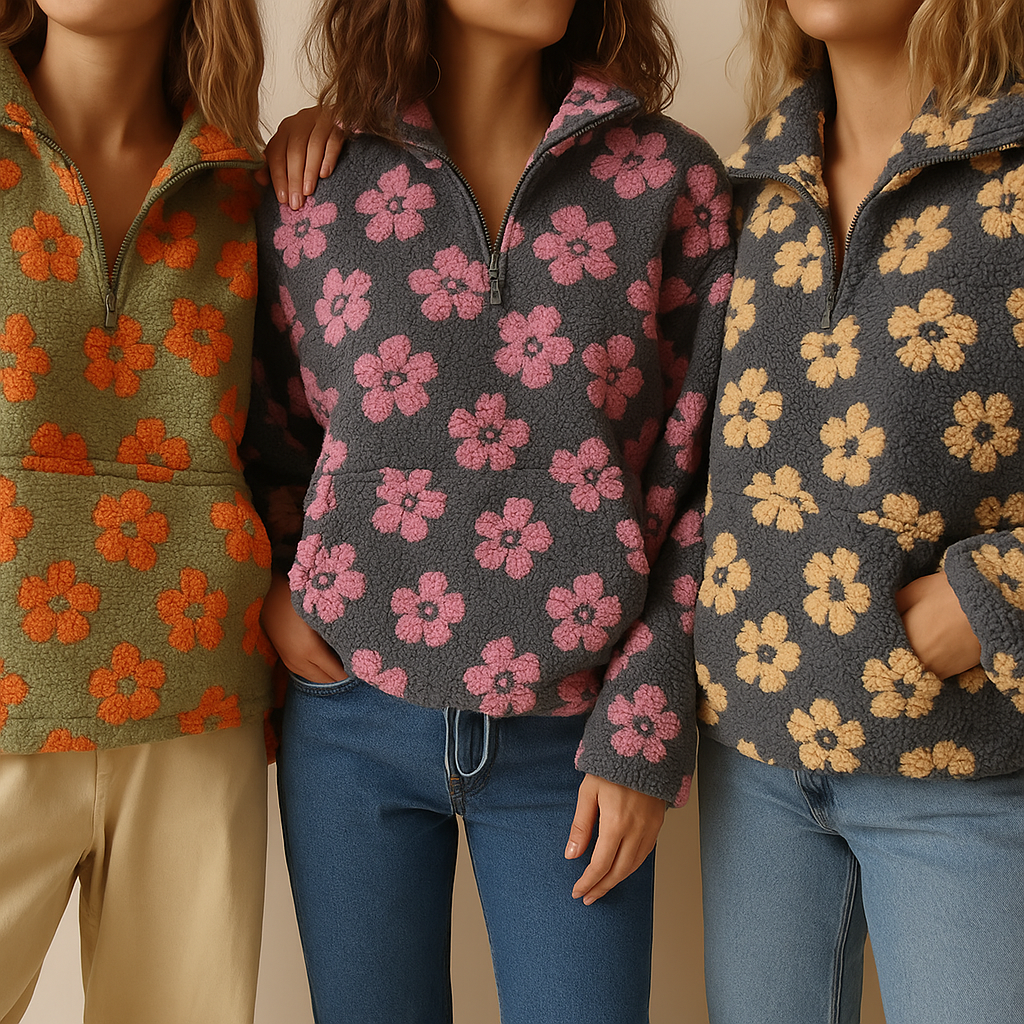 Daisy - Sudadera Polar Floral