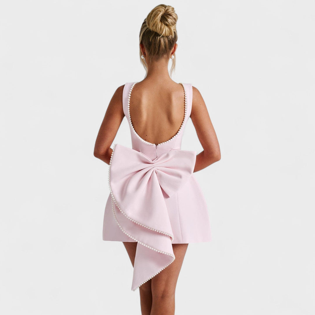Catarina - Mini vestido con perlas