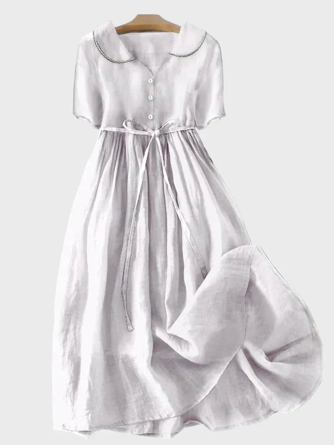 Vestido Clásico con Botones