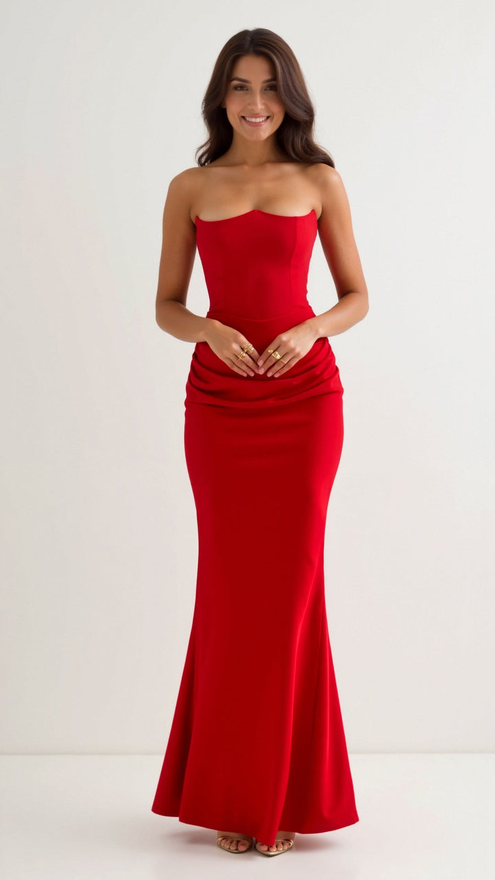 Esmeralda - Vestido largo con corsé