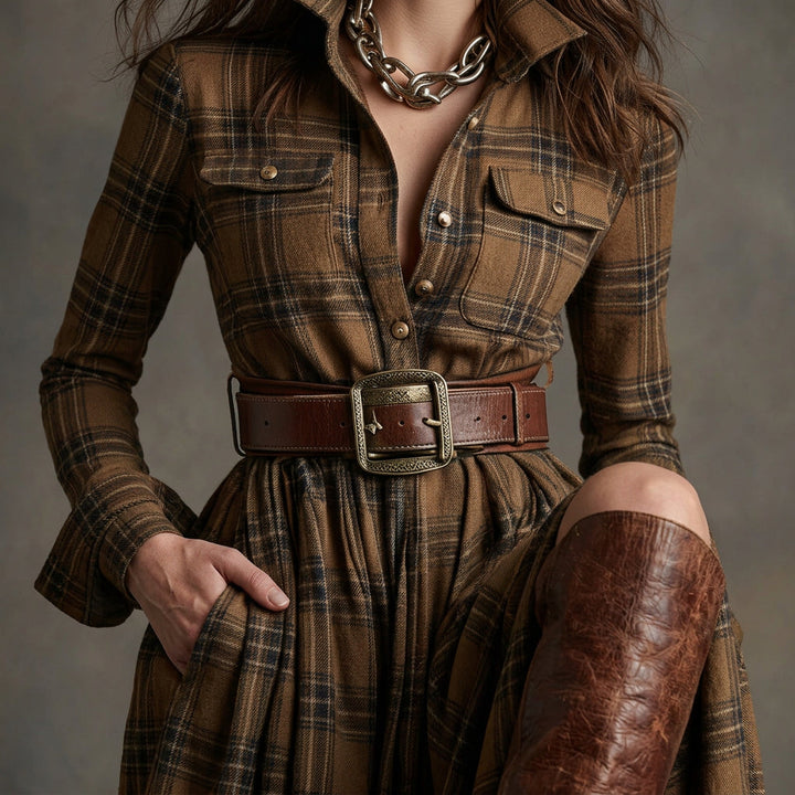 Mariana - Vestido de Camisa con Cinturón