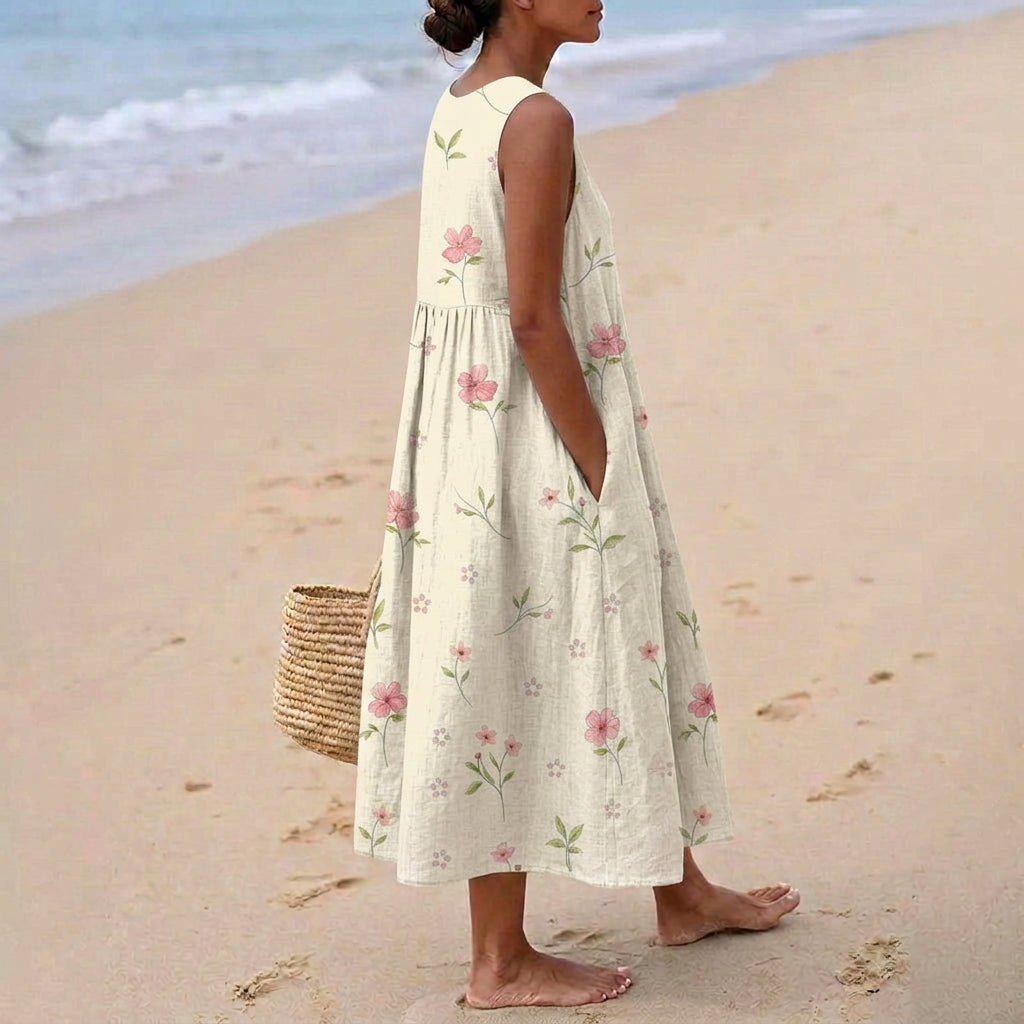 Pandora - Vestido con Pétalos Flotantes