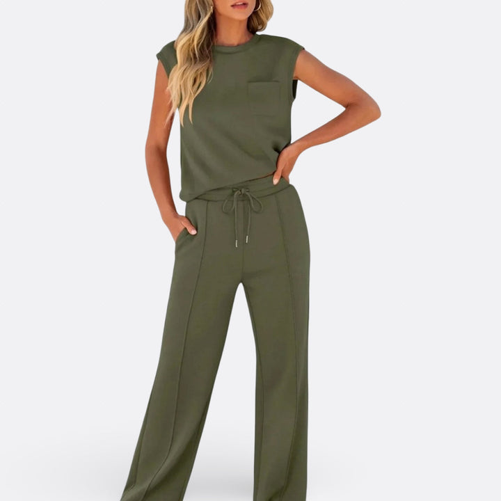 Íris - Conjunto Casual en Tejido Suave Lounge