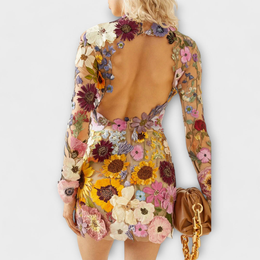 Dolores - Vestido con estampado de flores