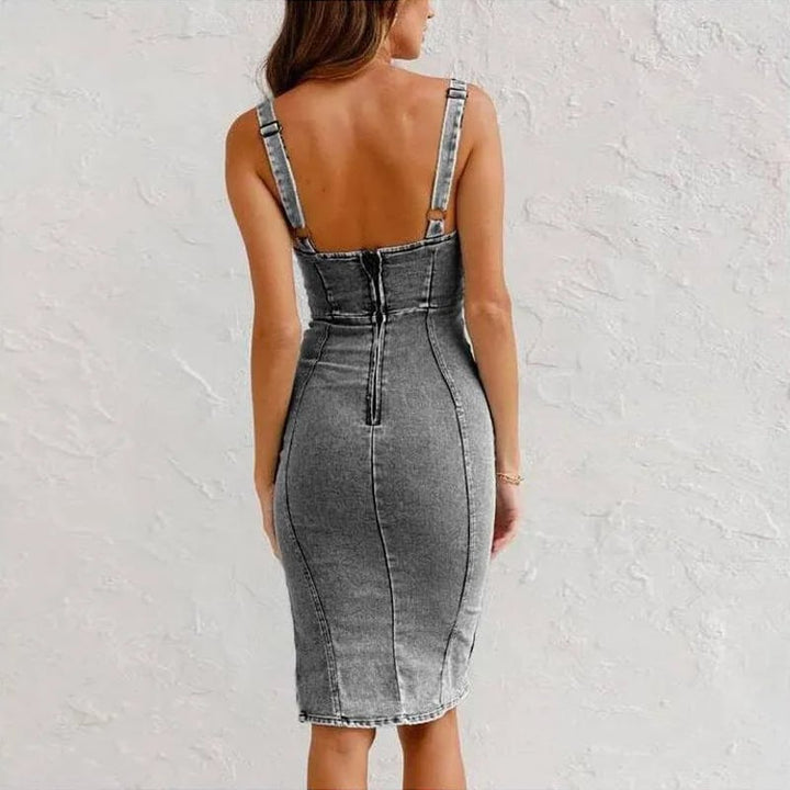 Mona - Vestido de mezclilla moderno